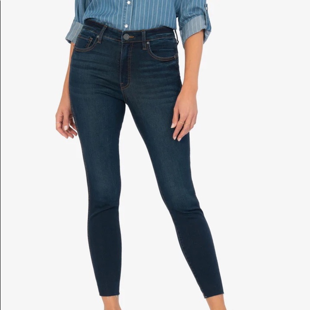KUT High Rise Ankle Skinny